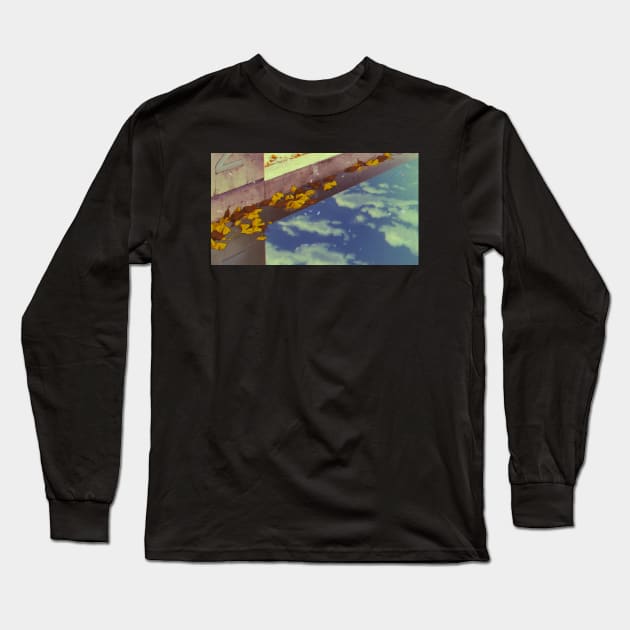 Ocean Waves Long Sleeve T-Shirt by Yaiba